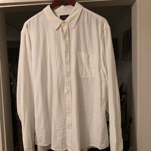 Lucky Brand mens XL linen blend shirt